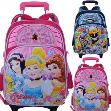 2014秋季新品  拉杆书包 尼龙高品质学生减负书包 学生专