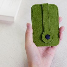 【厂家直销】高档 环保 时尚 新款促销礼品逼格毛毡钥匙包