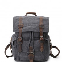 2017新款帆布学院风双肩包 帆布包复古双肩背包批发