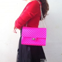 【厂家平价批发】老友牌硅胶女式钻石纹单肩包 欢迎来电定制加工