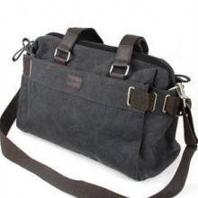 阿墨提斯单肩包休闲男式学生男韩版 复古包男士帆布手提包斜挎包