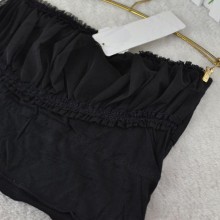 莫代尔裹胸蕾丝新款抹胸 防走光内衣高档抹胸 女士打底抹胸批发