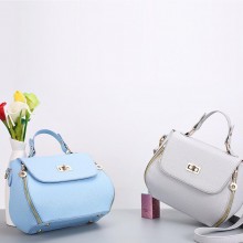 批发春夏新款潮流女士荔枝纹pu单肩包韩版时尚手提小方包一件代