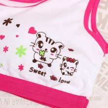 优质全棉少女抹胸 女童纯棉背心发育期内衣 儿童抹胸学生文胸