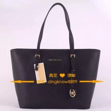 外贸MK女包 欧美正品十字纹牛皮购物袋 原单牛皮单肩包 品牌手提包批发代理