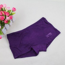 低价批发夏季女式平角裤莫代尔吸汗烫银印花新款竹纤维女士内裤