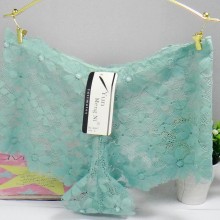 厂家直销性感透气蕾丝女士内裤 欧美女士平角裤速卖通平角裤批发