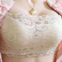 夏季文胸聚拢调整型三排扣 女士防走光内衣女青少年抹胸 有钢圈上