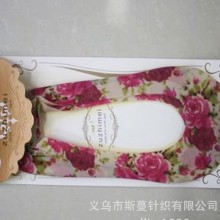 春夏季新款 时尚性感硅胶女士防滑船袜 韩版冰丝豹纹浅口隐形袜