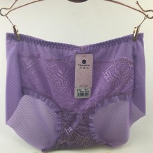 特价女士内裤 提花宽松女内裤批发 高腰大码女士一片式无痕内裤