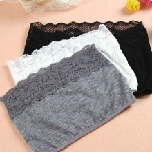 莫代尔花边抹胸裹胸  蕾丝防走光裹胸/抹胸批发