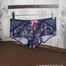 新品 欧美女士内裤女蕾丝性感无痕牛奶丝低腰诱惑纯棉底档内裤