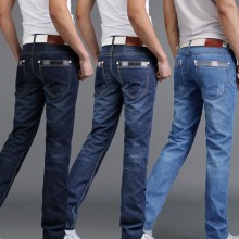 2016春秋男款牛仔裤韩版修身猫须牛仔裤经典爆款男裤时尚牛仔