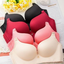 厂家批发胸罩无钢圈拉丝文胸深V小胸聚拢性感舒适内衣833一件