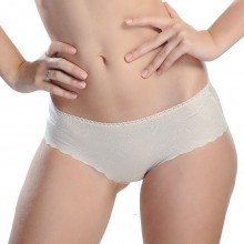 新品 品牌货源 一片式花纹无痕舒适女士内裤 厂家批发