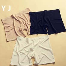 日本原单 女士镂空空气点无痕安全裤 防走光女士无痕三分裤打底