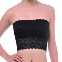 夏季蕾丝抹胸 裹胸长款性感 裹胸内衣百搭防走光时尚