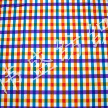 格子印花布 涤纶有光半光 边纶布印花 热转印 数码印 全涤印