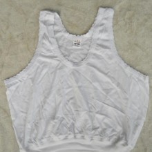 批发中老年人女士内衣白色全棉小背心夏装女装纯棉汗衫 裹胸抹胸