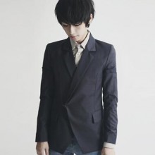 2014秋装新款韩版修身休闲西服西装外套 复古个性便西外套