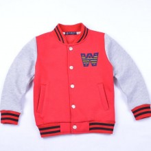外贸儿童针织衫 金属扣子童棒球服 W标童外套 运动衫 定做校