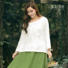 供应现货玄艺甜美清新宽松上衣t恤  2015春季新款 纯棉上衣T恤  品牌女式t恤