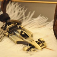 个性朋克 项链非主流配饰方程式赛车挂件皮项链地摊饰品货源批发