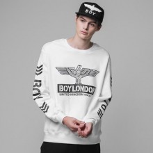 BOY LONDON B63MT18U89专柜同步加厚加绒男女同款胶印字母卫衣 女式卫衣、绒衫