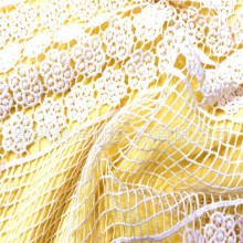 水溶绣花花边 蕾丝棉线刺绣 水溶棉绣花 棉线水溶蕾丝整幅绣花