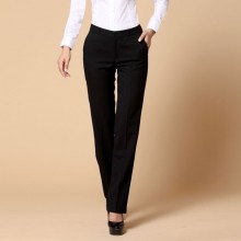 威登鸟裤装2015春秋小直筒西装裤女长裤小脚休闲裤子职业工装