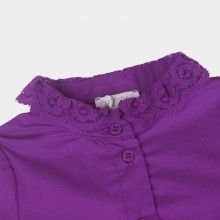 秋款长袖百搭女童衬衫