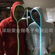 EL发光卫衣，发光线卫衣，冷光线卫衣，圣诞万圣节个性产品
