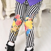外贸2016春秋精品童裤大童韩版儿童打底裤 韩尚毛毛虫品牌尾