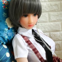 100cm学生妹全实体硅胶娃娃 非充气娃娃 男用自卫器具