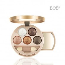 彩妆批发正品BOB幻境纱光五色眼影 烟熏眼影盘附眼影棒 大地