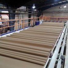 单面瓦楞纸板生产线 E F 多楞型组合用于星巴克杯套 化妆品