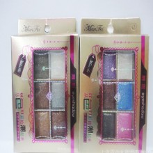 彩妆Man Fei 3D6色钻石眼影 色彩自然 不易干裂/脱