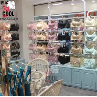 烤漆内衣展示柜文胸展柜不锈钢内衣店货架内裤展示架装修 内衣柜