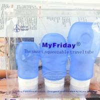 专业生产硅胶旅行分装瓶 沐浴露洗发水分装瓶子 60ML无需托