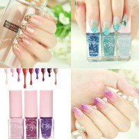 环保健康彩色指甲油三色魔幻渐变色指甲油套装品牌指甲油厂家直销
