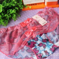 【怡佳正】8114 【直销】韩版蕾丝卡通可爱女士内裤