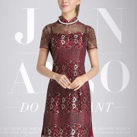 简爱诺 2018夏 服装尾货批发走份剪标女装 连衣裙