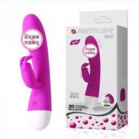 百乐派蒂菈 激情荡漾30频双马达强力震动棒 USB充电防水硅