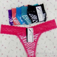 现货女式内裤 云梦妮女士内裤 性感蕾丝丁字裤 情趣内裤