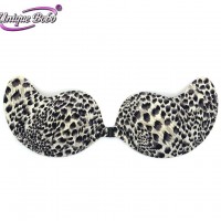 隐形内衣豹纹印花加厚透气聚拢情趣隐形胸贴