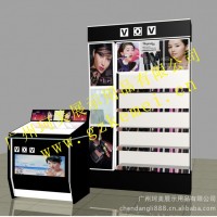 vov化妆品展柜展示柜，彩妆前台，美宝龄化妆品促销台，广告灯箱