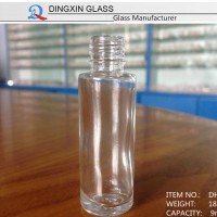 国内 甲油瓶生产厂家-鼎新玻璃 自产自销   9ml  18g  高白料指甲油瓶DH-48
