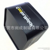 定做手表铁盒 马口铁方形开窗手表铁盒 金银首饰珠宝铁盒