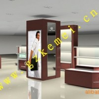 商场包柱，伽蓝形象墙，舒雪化妆品，汽车用品展示架，拆装展示柜 冰吧