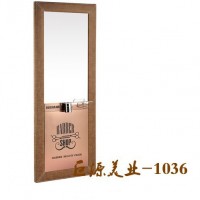 工厂直销理发店单面理发镜台 美发店复古镜子 发廊立式剪发镜子